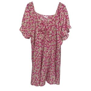 Agnes Orinda Dress Womens Plus Size 4X Cherry Print Retro Rockabilly 50s Pin Up